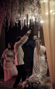 Candid sangeet photography