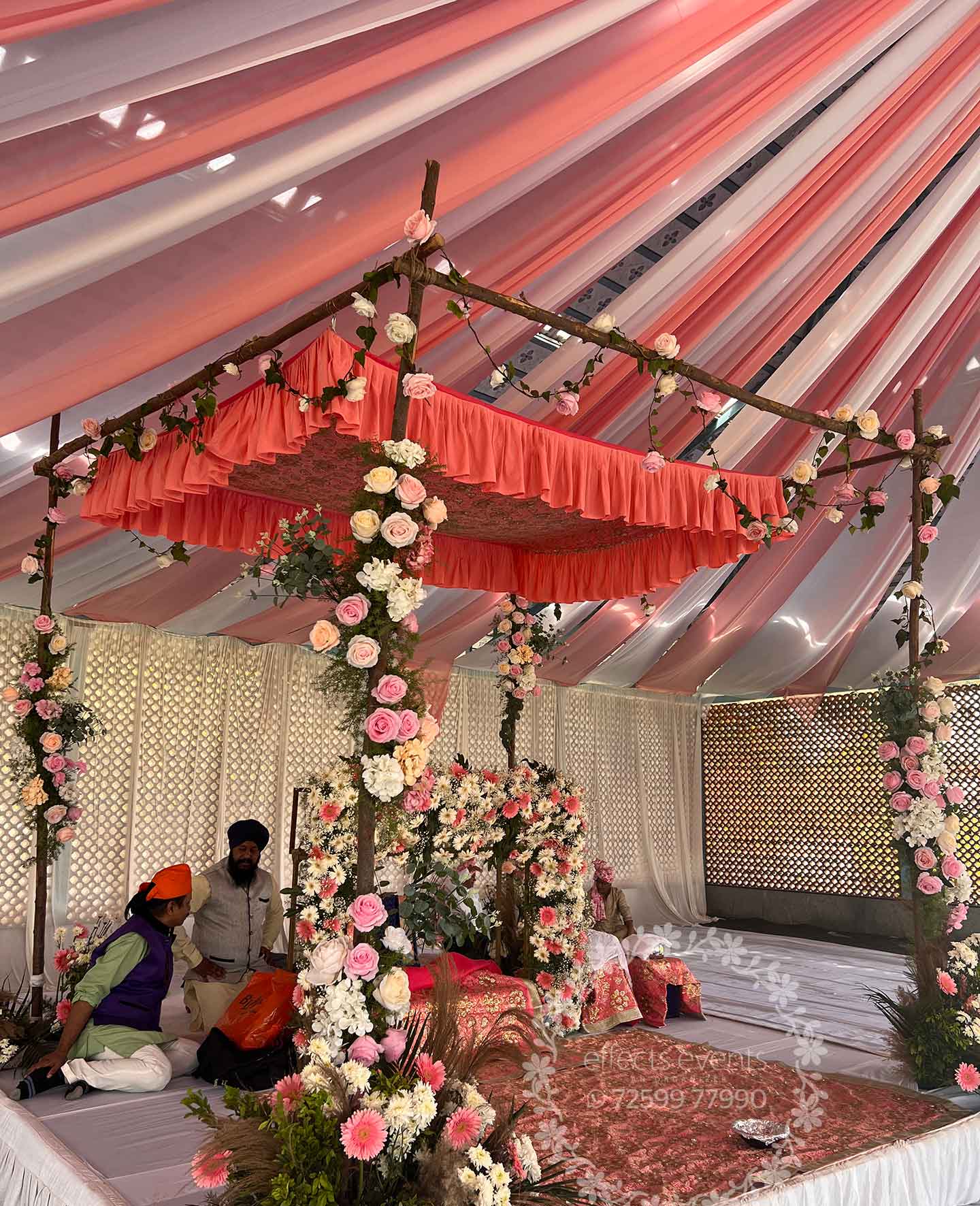 Sikh wedding decoration