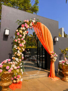 Wedding gate decoration